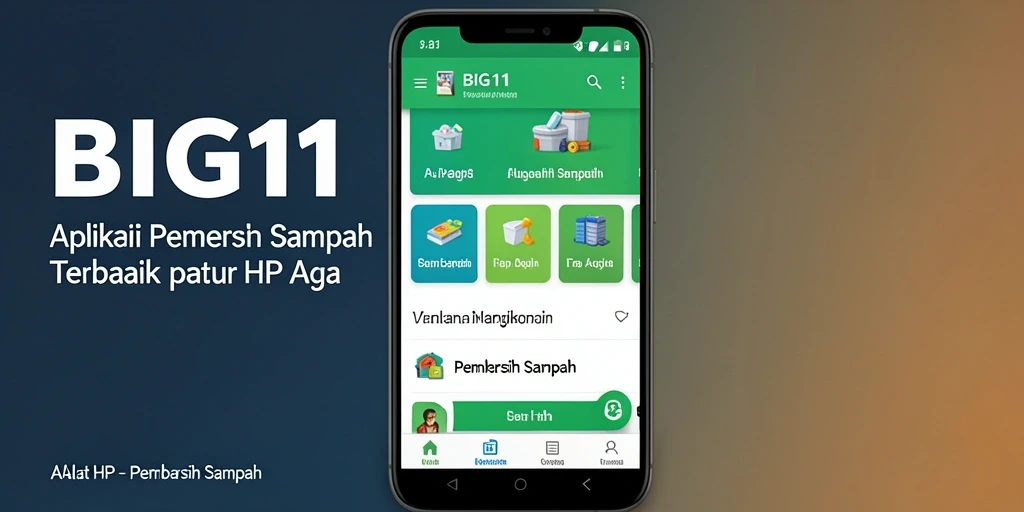 Antarmuka aplikasi BIG11 yang sederhana dan efisien.