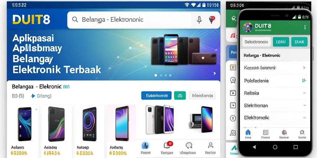 Tampilan antarmuka DUIT8 yang modern dan user-friendly.